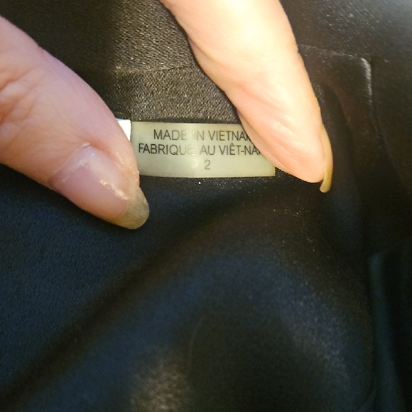 Alice + Olivia Bright Pink Blazer with Black Lapel - Picture 6 of 8